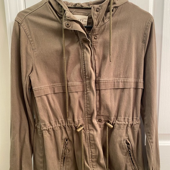 Military Jacket with Hood - Picture 1 of 5